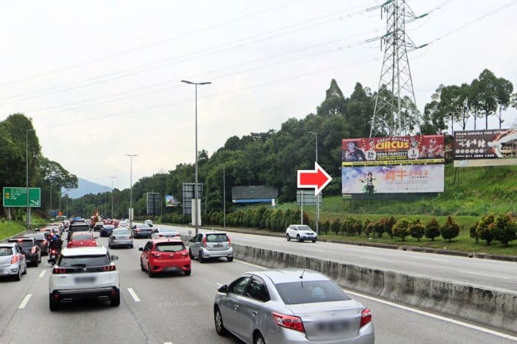 1 Panel Free Standing Billboard at LDP Highway KM1.2, Petaling Jaya, Selangor (right after Penchala Tol Plaza, off-side) (B)