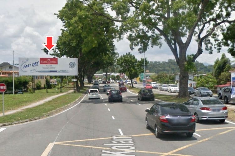 1 Panel Free Standing Billboard at Jalan Kolam, Kota Kinabalu, Sabah (near Commercial Center)
