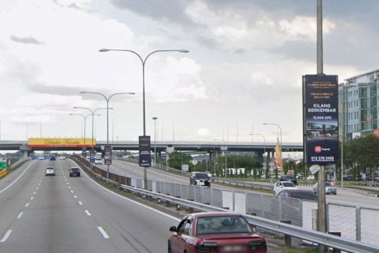 36 Sided Fixed Panel Street Bunting Billboard at Federal Highway KM5.6 - KM4.7, Klang, Selangor (near AEON Mall Bukit Raja)