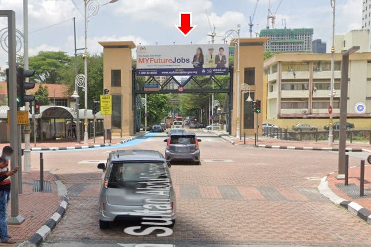 1 Sided Overhead Bridge Billboard at Jalan Abdul Samad (Sentral Vista), Kuala Lumpur (near KL Sentral)
