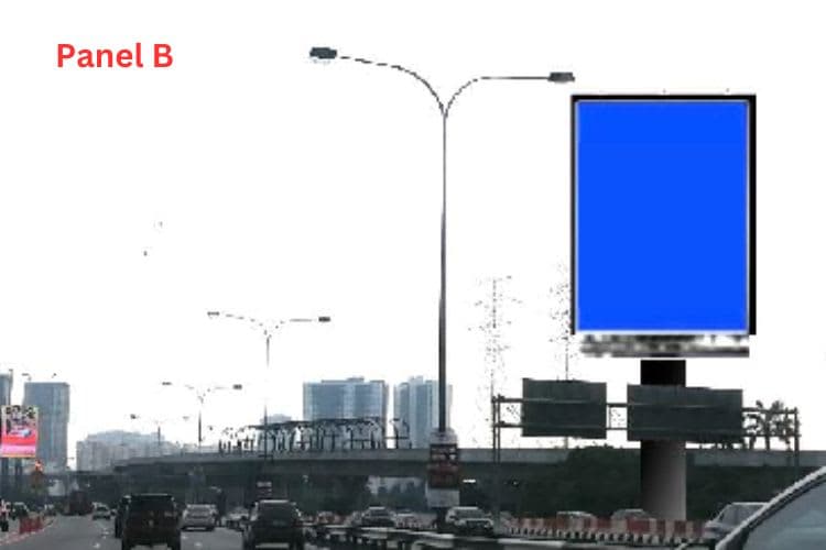 2 Sided Vertical Unipole Billboard at KL - Seremban Expressway / SMART, Taman Desa, Kuala Lumpur (at interchange SALAK & Setiawangsa - Pantai Expressway)