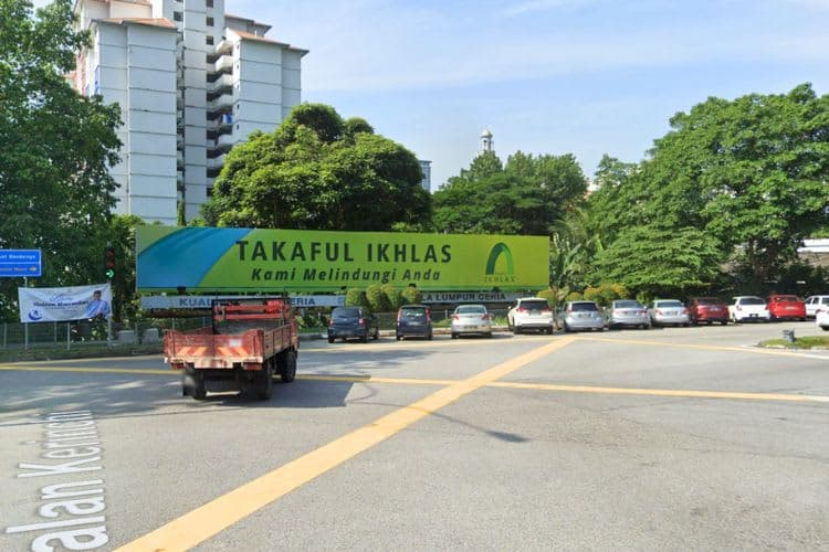 1 Panel Free Standing Billboard at Jalan Pantai Permai / Jalan Kerinchi, Kuala Lumpur (from Bangsar South [B])