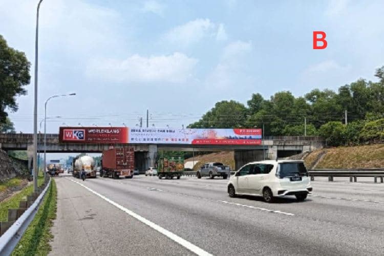 2 Sided Overhead Bridge Billboard at NKVE KM11.25, Shah Alam, Selangor (near HICOM Glenmarie Industrial Park)