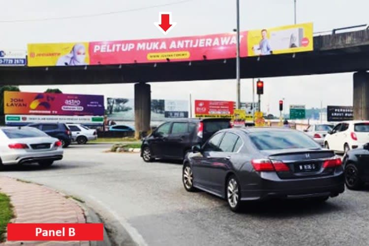 Overhead Bridge Billboard at Jalan Kuala Selangor, Sungai Buloh, Selangor (near SB Mall)