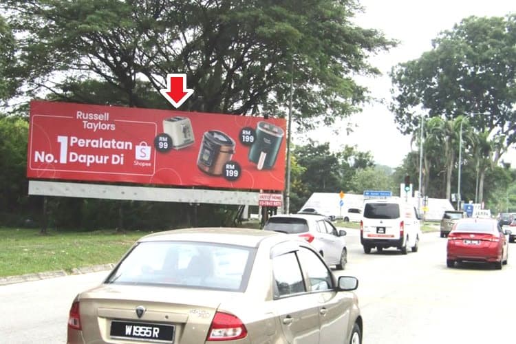 1 Panel Free Standing Billboard at Jalan Puchong, Puchong, Selangor (near Taman Kinrara)