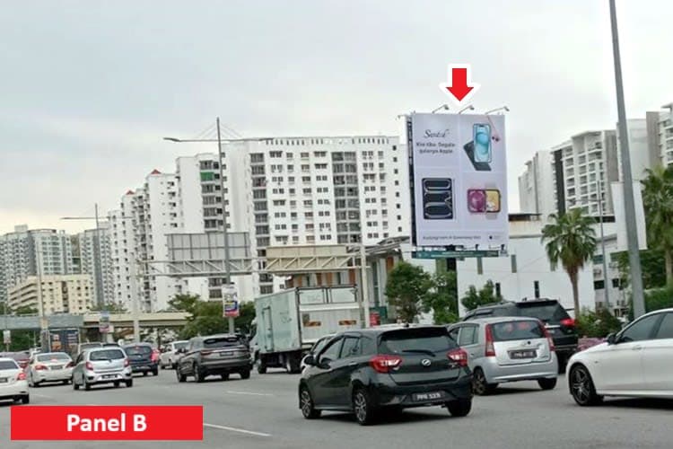 2 Sided Vertical Unipole Billboard at Tun Dr Lim Chong Eu Expressway, Bayan Lepas, Penang (beside Eastin Hotel)