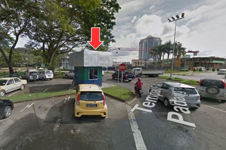 4 Panel Parking Booth Billboard at Jalan Haji Taha, Kuching, Sarawak (4 panels)