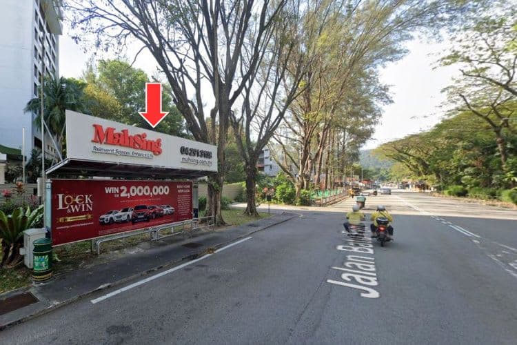5 Panel Bus Shelter Billboard at Jalan Batu Ferringhi, Batu Ferringhi, Penang (5 panels)