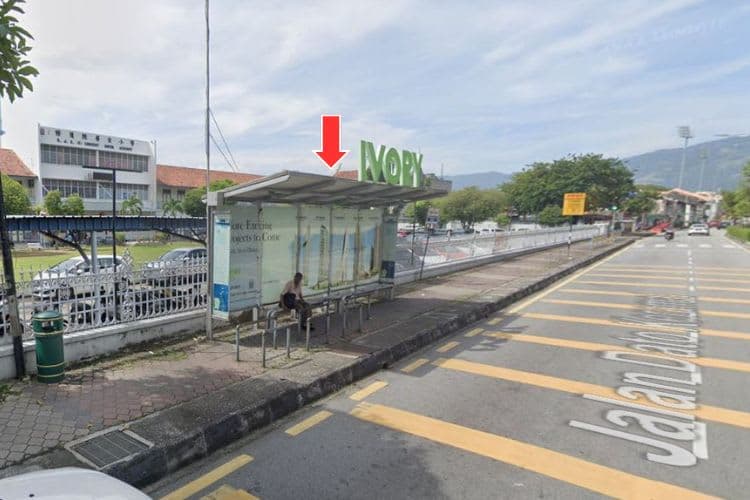 5 Panel Bus Shelter Billboard at Jalan Dato Keramat, Georgetown, Penang (5 panels)