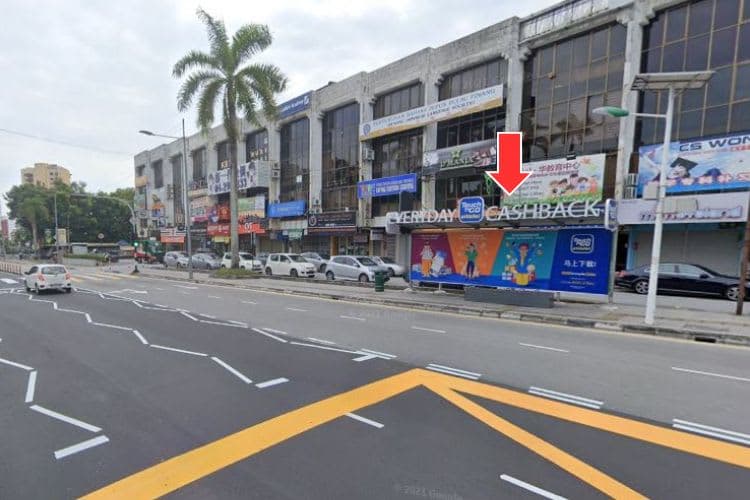 5 Panel Bus Shelter Billboard at Jalan Gottlieb, Georgetown, Penang (5 panels)