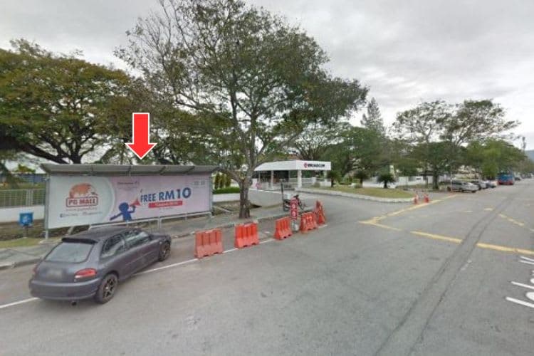 5 Panel Bus Shelter Billboard at Jalan Kampung Jawa, Bayan Lepas, Penang (5 panels)