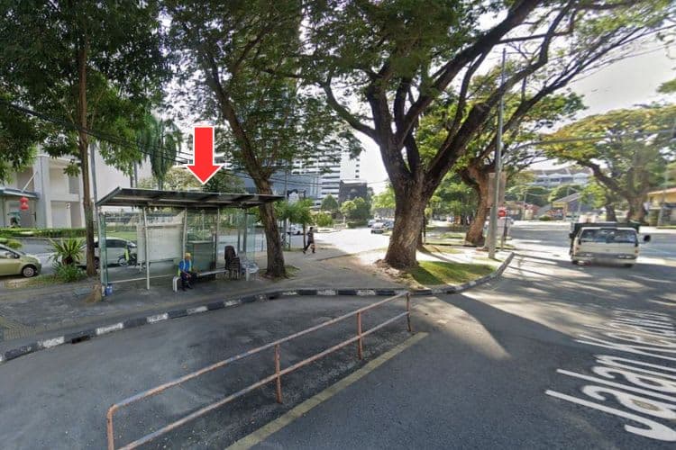 4 Panel Bus Shelter Billboard at Jalan Kelawai, Georgetown, Penang (4 panels)