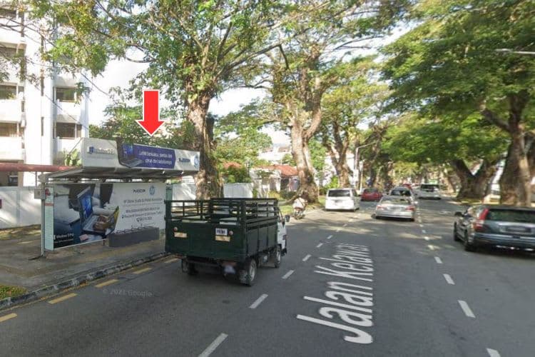 5 Panel Bus Shelter Billboard at Jalan Kelawai, Georgetown, Penang (5 panels)