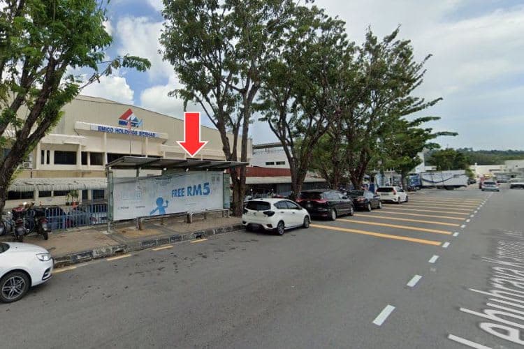 5 Panel Bus Shelter Billboard at Lebuhraya Kampung Jawa, Bayan Lepas, Penang (5 panels)