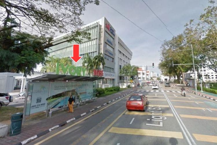 5 Panel Bus Shelter Billboard at Lebuh Light, Georgetown, Penang (5 panels)