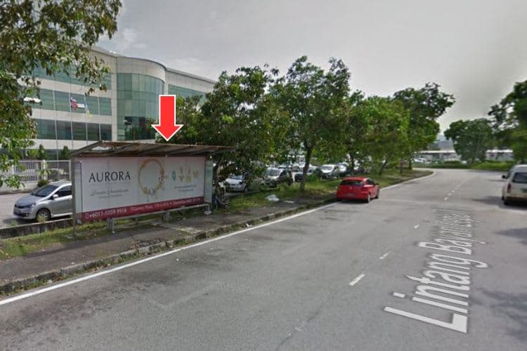 5 Panel Bus Shelter Billboard at Lintang Bayan Lepas 7, Bayan Lepas, Penang (5 panels)