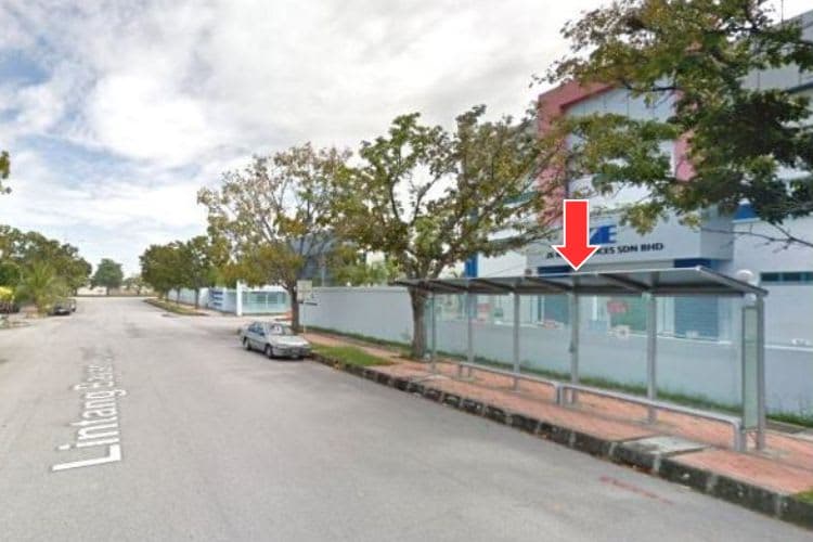 5 Panel Bus Shelter Billboard at Lintang Bayan Lepas 9, Bayan Lepas, Penang (5 panels)