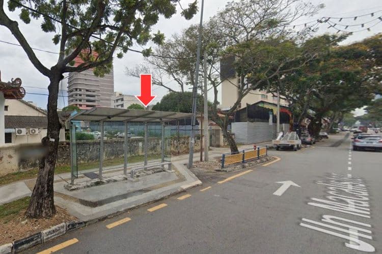 4 Panel Bus Shelter Billboard at Jalan Macalister, Georgetown, Penang (4 panels)