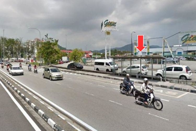 5 Panel Bus Shelter Billboard at Jalan Mayang Pasir, Bayan Lepas, Penang (5 panels)