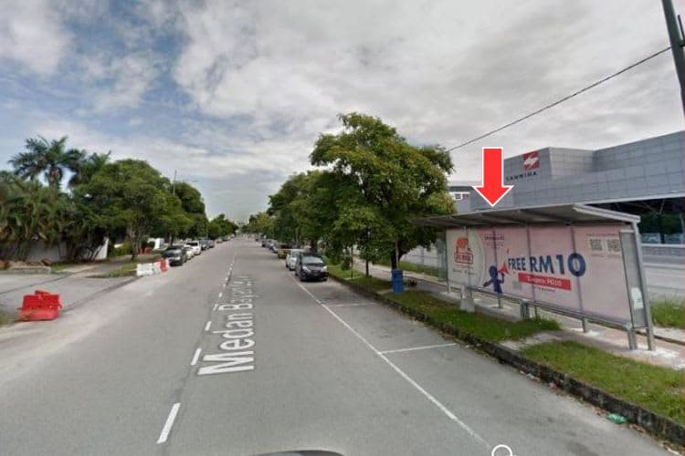 5 Panel Bus Shelter Billboard at Medan Bayan Lepas, Bayan Lepas, Penang (5 panels)