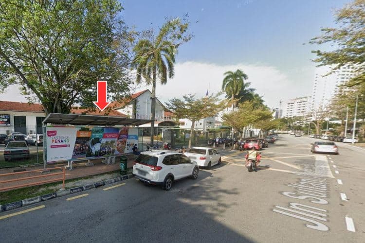 5 Panel Bus Shelter Billboard at Jalan Sultan Ahmad Shah, Georgetown, Penang (5 panels)