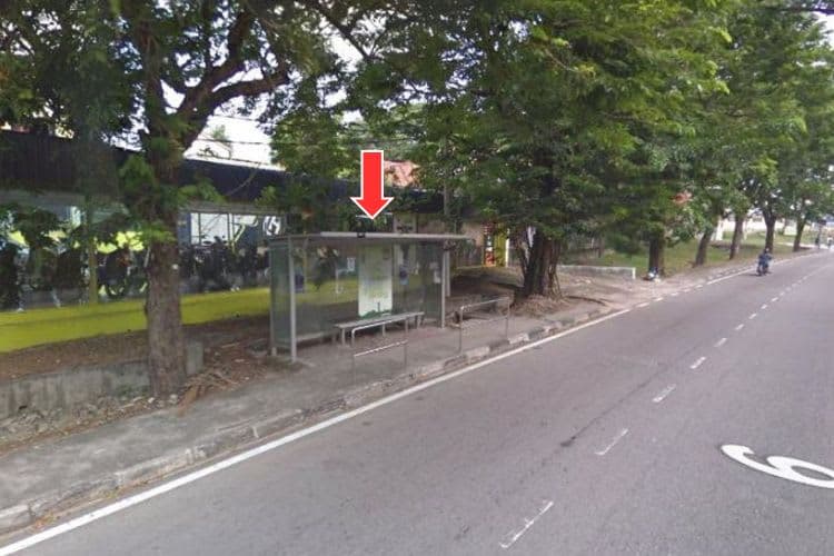 6 Panel Bus Shelter Billboard at Jalan Sultan Azlan Shah, Gelugor, Penang (4 panels, 2 side panels)