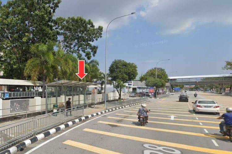 5 Panel Bus Shelter Billboard at Jalan Tengah, Bayan Lepas, Penang (5 panels)