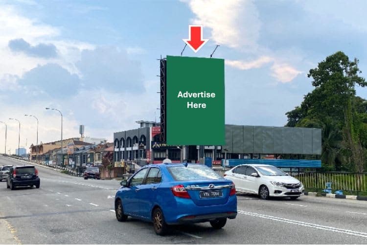 1 Sided Vertical Minipole Billboard at Jalan Sungai Chua, Kajang, Selangor (near Stadium Kajang & Kajang MRT Station)