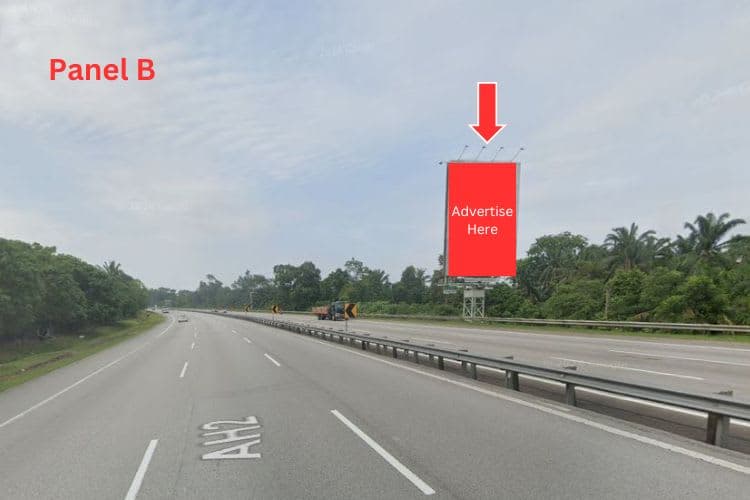 2 Sided Vertical Minipole Billboard at NSE KM392.1 (A), Tanjong Malim, Perak