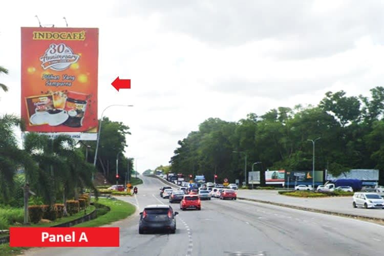 2 Sided Vertical Minipole Billboard at Jalan Bakar Arang / Jalan Lencongan Barat, Sungai Petani, Kedah (beside TF Value Mart)