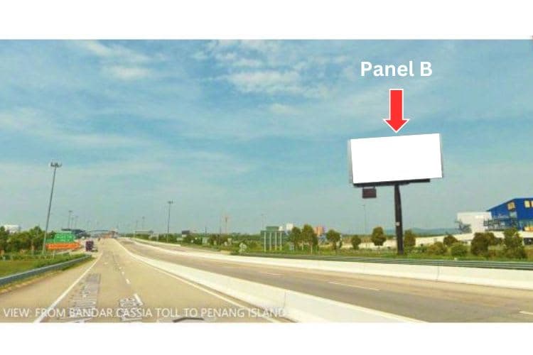2 Sided Horizontal Unipole Billboard at IKEA Batu Kawan, Sungai Jawi, Penang (near IKEA Batu Kawan)
