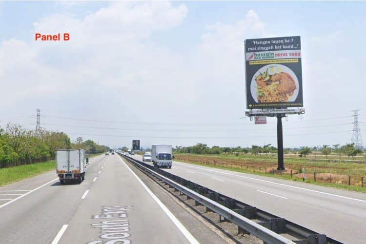 Vertical Minipole Billboard at NSE Highway KM126.5, Kepala Batas, Penang (before exit Tol Sungai Dua)