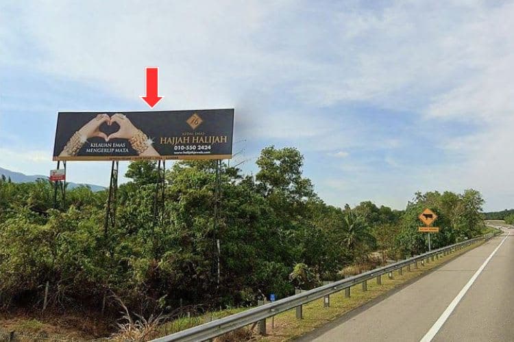 1 Panel Free Standing Billboard at NSE Highway KM 86.4, Gurun, Kedah