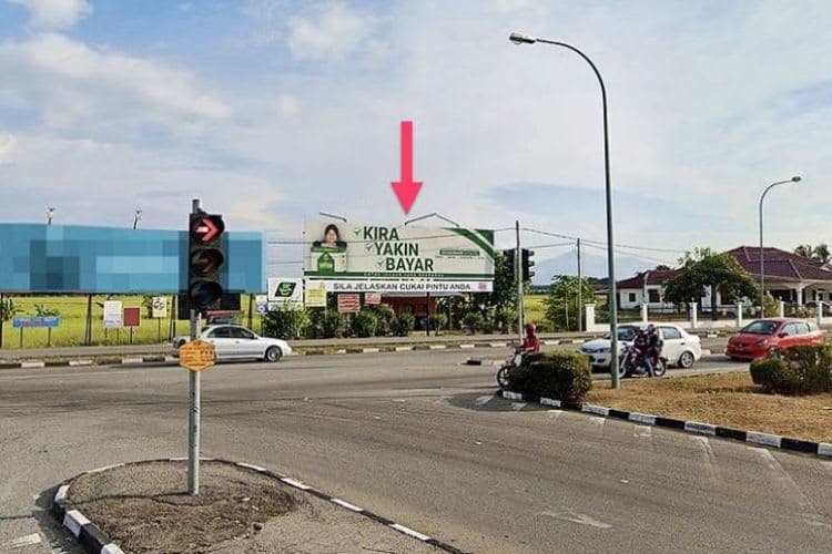 1 Panel Free Standing Billboard at Jalan Pendang - Tanah Merah, Pendang, Kedah (after exit Plaza Tol Pendang [B])