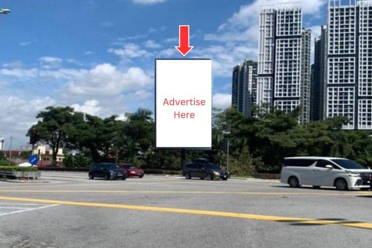 1 Panel Vertical Digital Screen Billboard at Jalan Klang Lama, Kuala Lumpur (A)