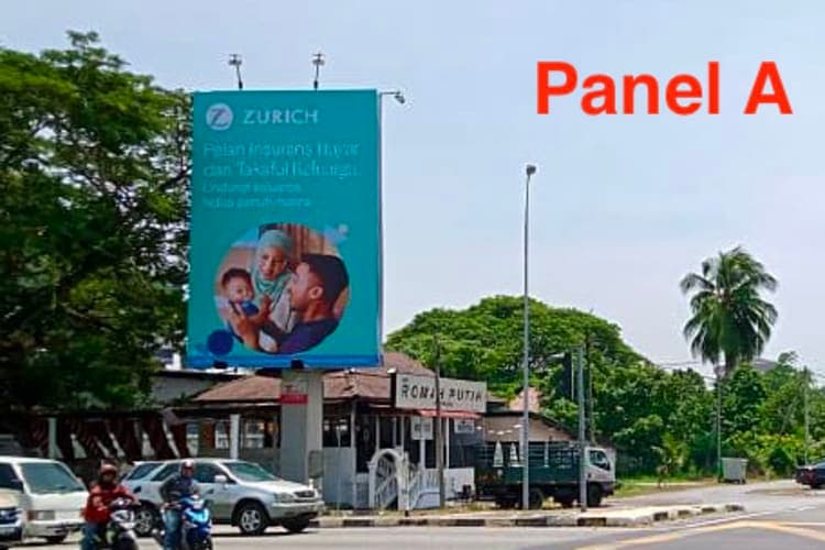 2 Sided Vertical Minipole Billboard at Jalan Kuala Kedah / Sultan Abdul Halim Highway, Alor Setar, Kedah