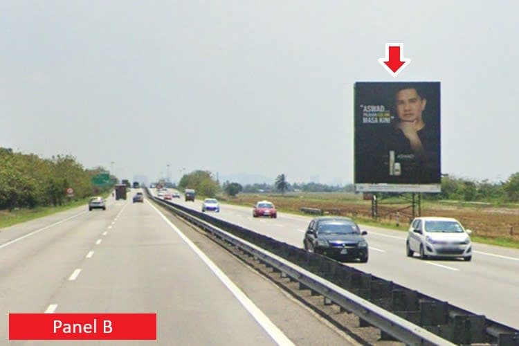 2 Sided Vertical Minipole Billboard at NSE KM126.8, Kepala Batas, Penang (near Plaza Tol Sungai Dua)