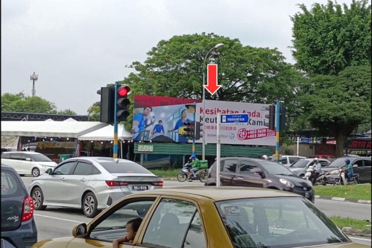 1 Panel Free Standing Billboard at Jalan Batu Nilam, Bukit Tinggi, Klang, Selangor (near Giant Klang)