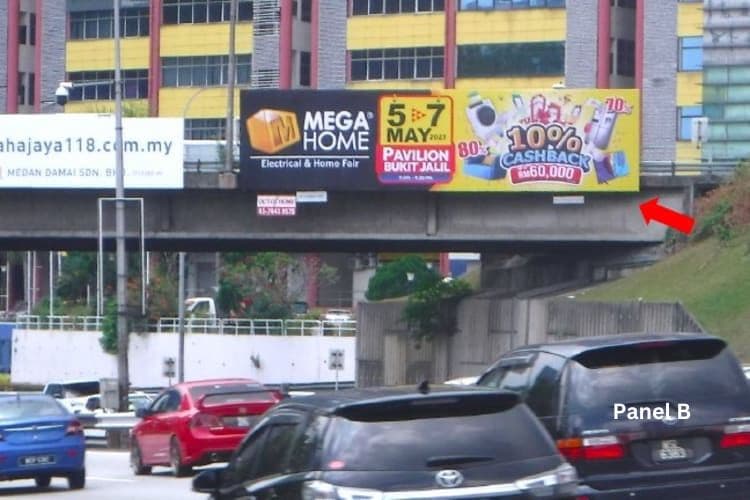 Overhead Bridge Billboard at Kuala Lumpur - Seremban Expressway, Sungai Besi, Kuala Lumpur (next to Desa Petaling)