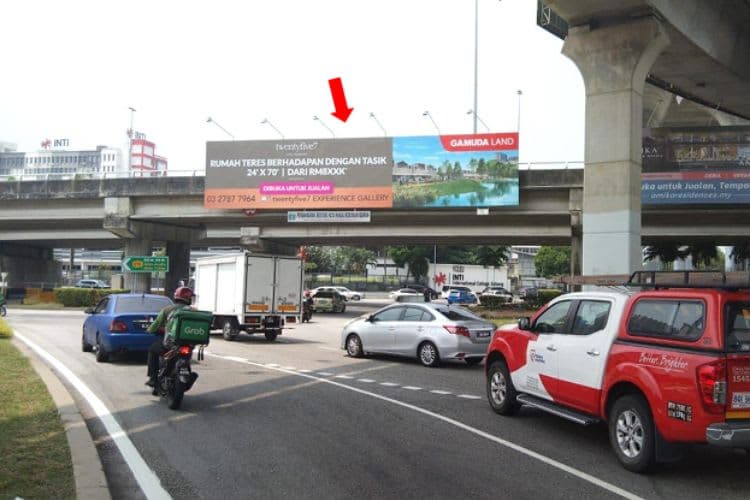1 Sided Overhead Bridge Billboard at Persiaran Kewajipan SS15 Roundabout, Subang Jaya, Selangor (near INTI College Subang and SMK Sri Kuala Lumpur [A])