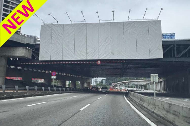 1 Sided Overhead Bridge Billboard at Penchala Link KM1.55, Damansara, Kuala Lumpur (beside Empire City)