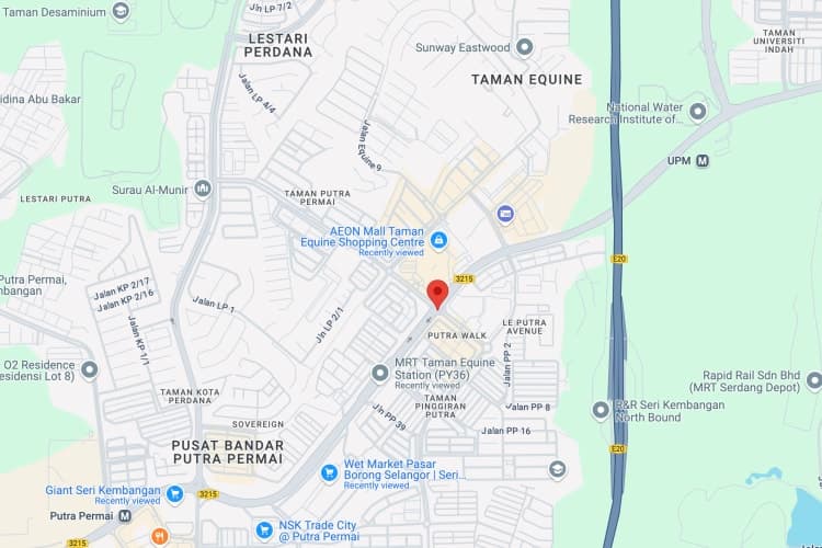 1 Sided Overhead Bridge Billboard at Jalan Putra Permai, Taman Equine, Seri Kembangan, Selangor (near AEON Equine)