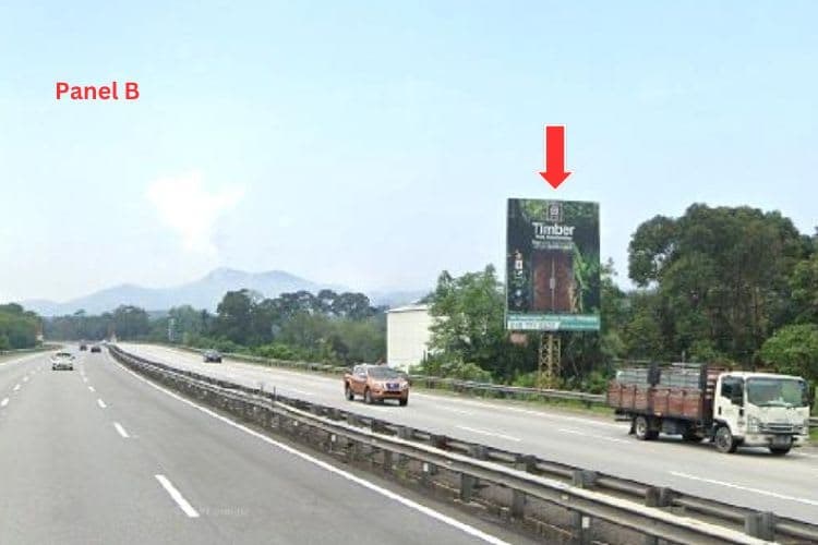 2 Sided Vertical Minipole Billboard at NSE KM391.6, Tanjong Malim, Perak