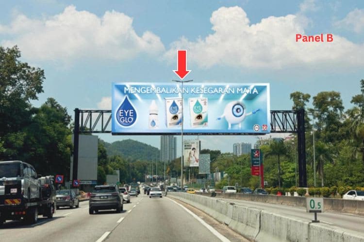 2 Sided Digital Gantry Billboard at LDP Highway KM0.7, Petaling Jaya, Selangor (near Desa Park City)