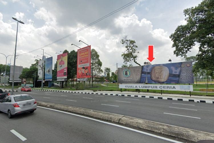 1 Panel Free Standing Billboard at Jalan Jaya 1 / Jalan Perkasa / Taman Maluri Intersection, Kuala Lumpur