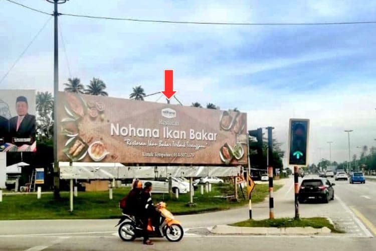 1 Panel Free Standing Billboard at Jalan Tok Kaya, Kuala Terengganu, Terengganu