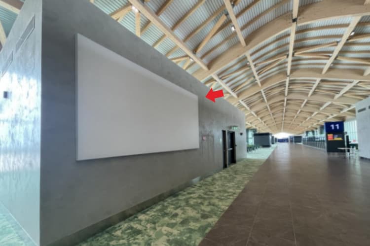 1 Panel Horizontal Airport Lightbox Billboard at Clark Airport, Angeles, Pampanga (International Pre-Boarding Lightbox)