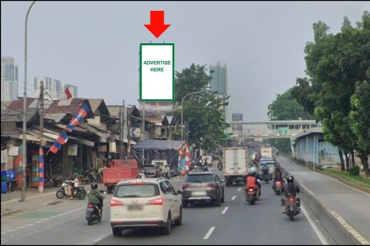 1 Panel Vertical Static Billboard at Jl. Perintis Kemerdekaan, Jakarta Utara, DKI Jakarta  (To Kelapa Gading)