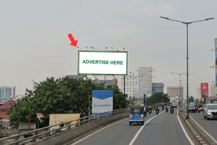 1 Panel Horizontal Static Billboard at Jl. KH. Asyim Ashari, Jakarta Pusat, DKI Jakarta 