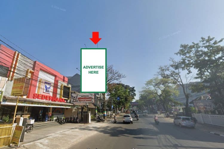 1 Panel Vertical Static Billboard at Jl. Pasirkaliki, Bandung, Jawa Barat 